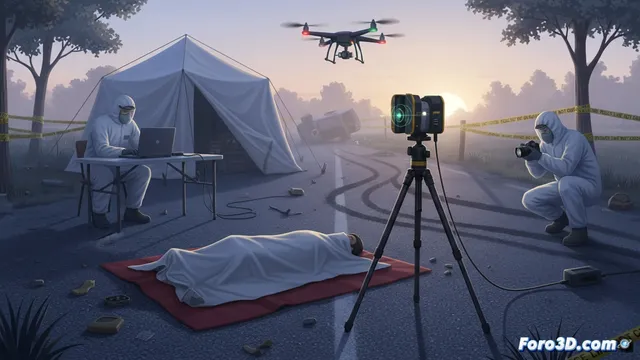 Documentar una escena forense con tecnología 3d
