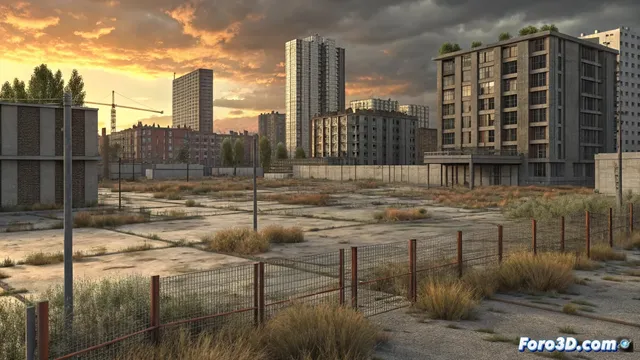 Un proyecto de viviendas sociales queda abandonado en Carabanchel