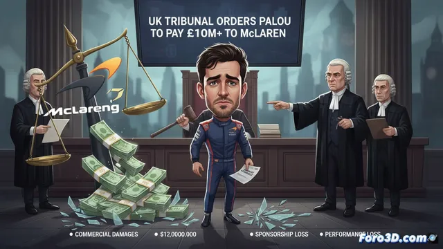 Un tribunal británico obliga a Álex Palou a abonar más de 10 millones a McLaren