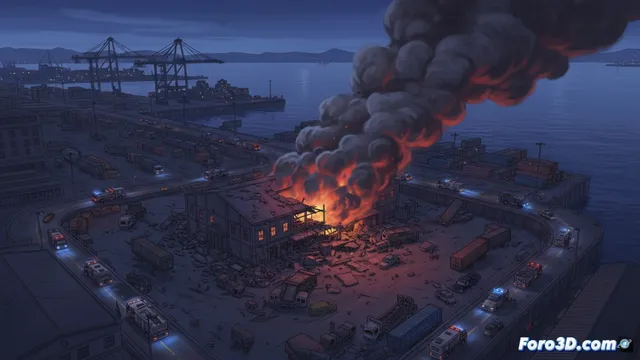 Una potente explosión sacude el puerto iraní de Bandar Abbas