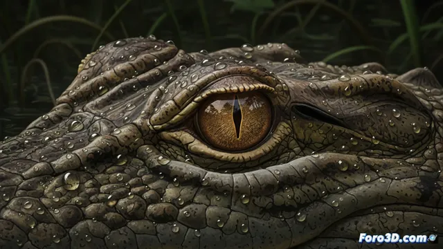 Una fotografía de un cocodrilo gana el concurso de fotografía ecológica británica