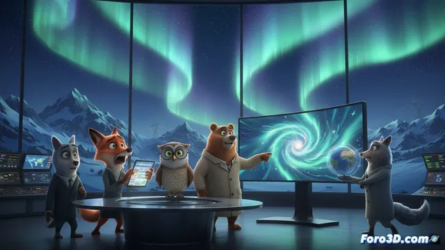 Una potente tormenta geomagnética sigue impactando la Tierra