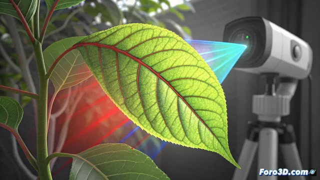 Una tecnología permite ver respirar a una hoja para ahorrar agua