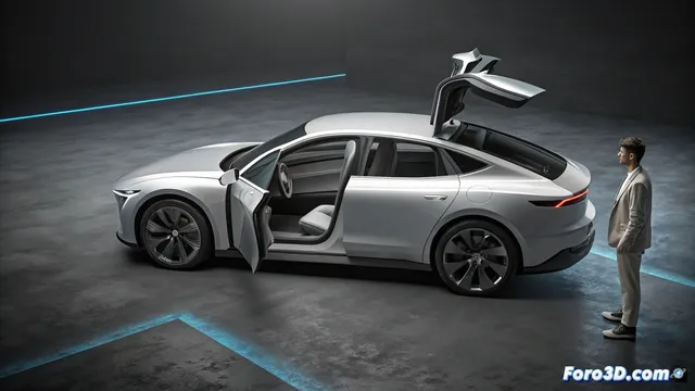 Zeekr 7GT: un sedán eléctico con puertas de ala de gaviota