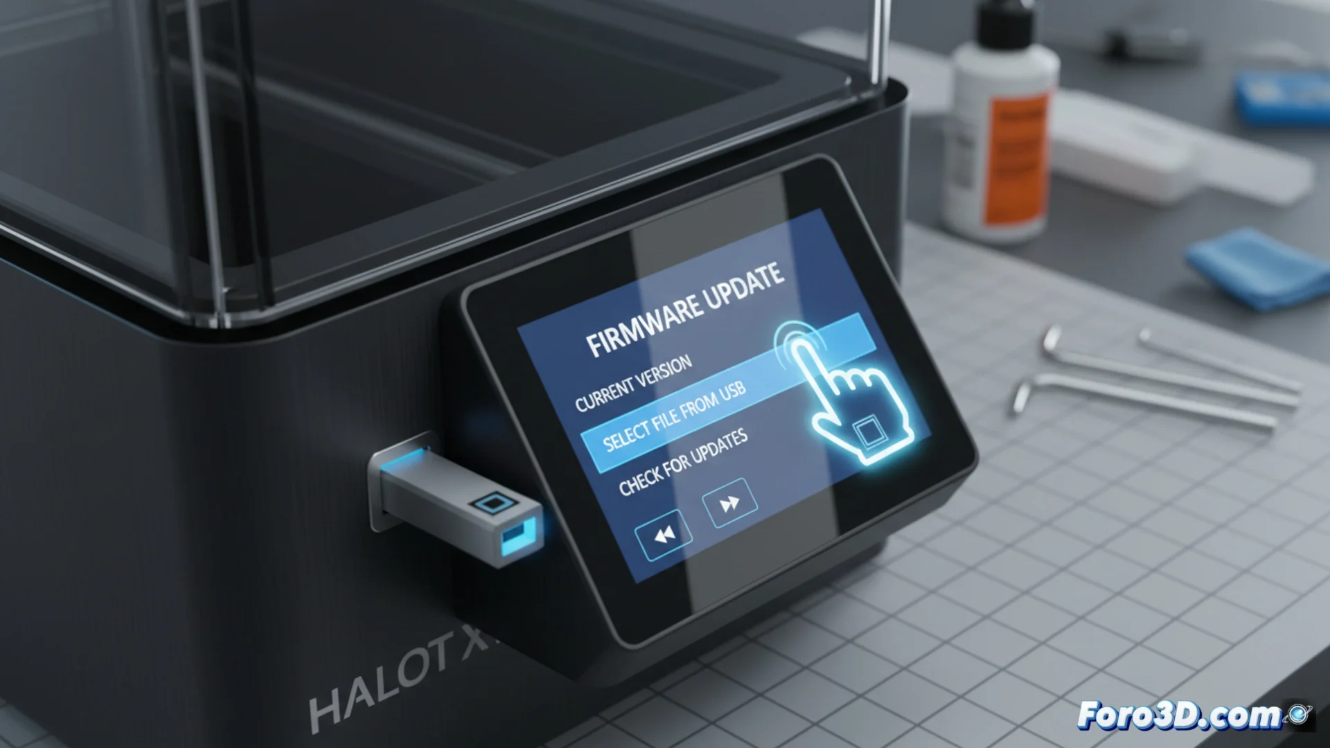 Updating the Creality Halot-X1 Printer Firmware