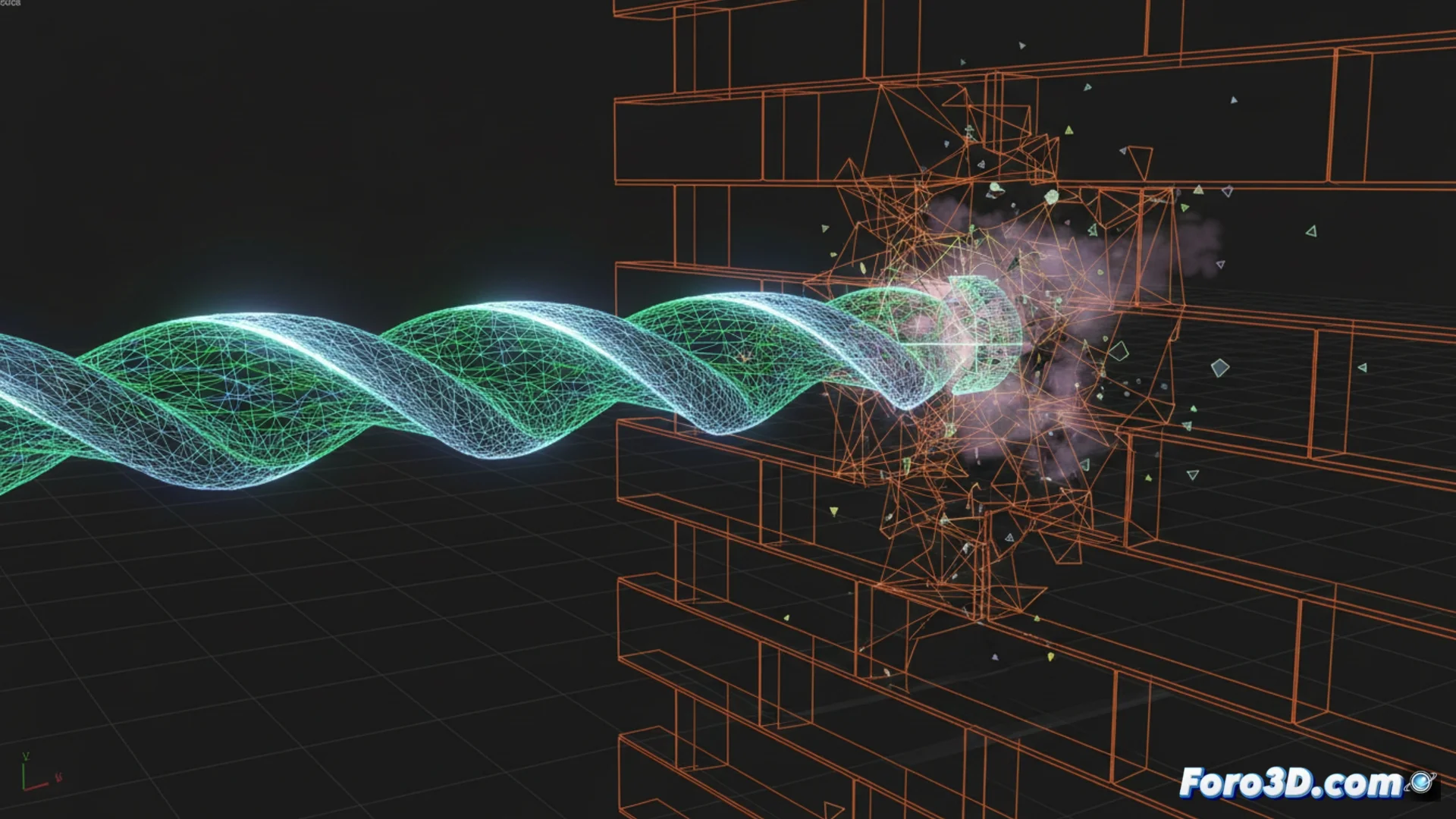 Come simulare che un trapano buchi un muro in 3ds Max