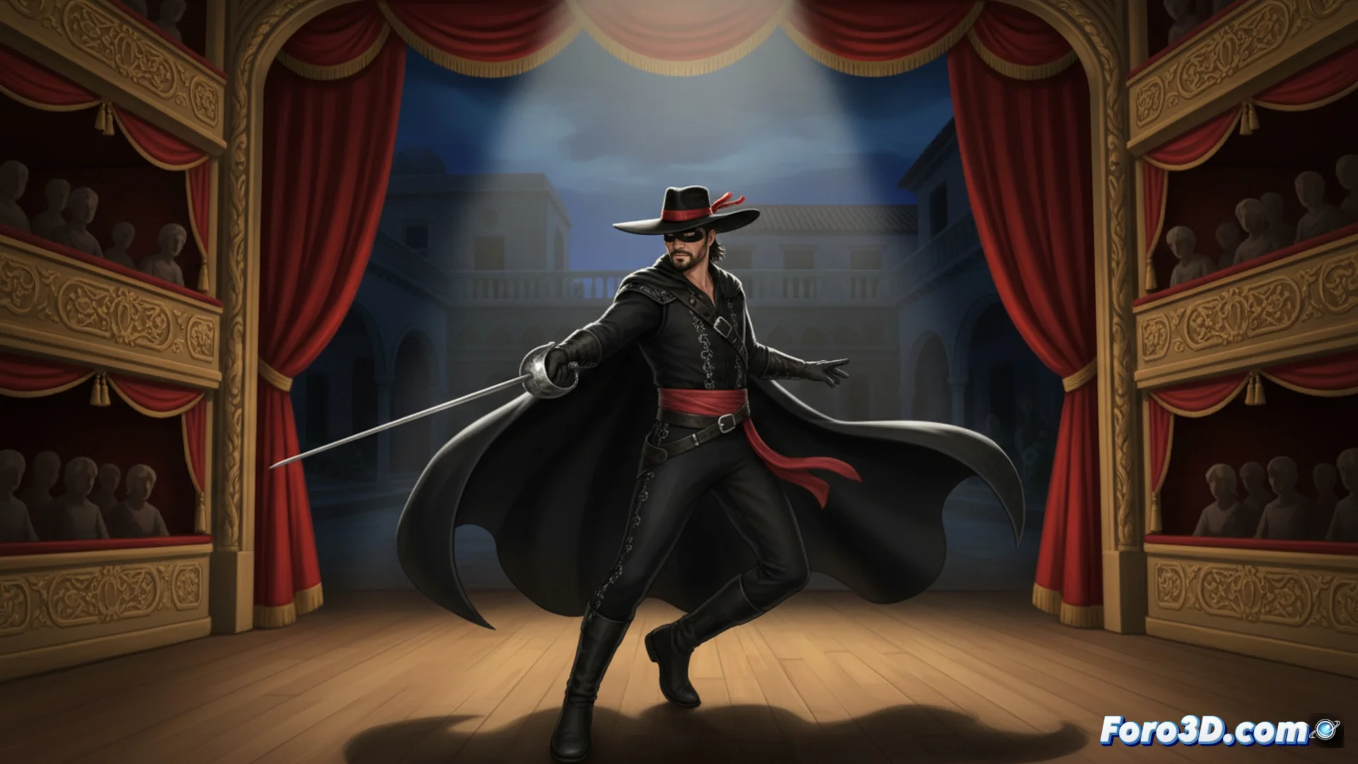 David Bustamante protagonista del musical di Zorro a Madrid