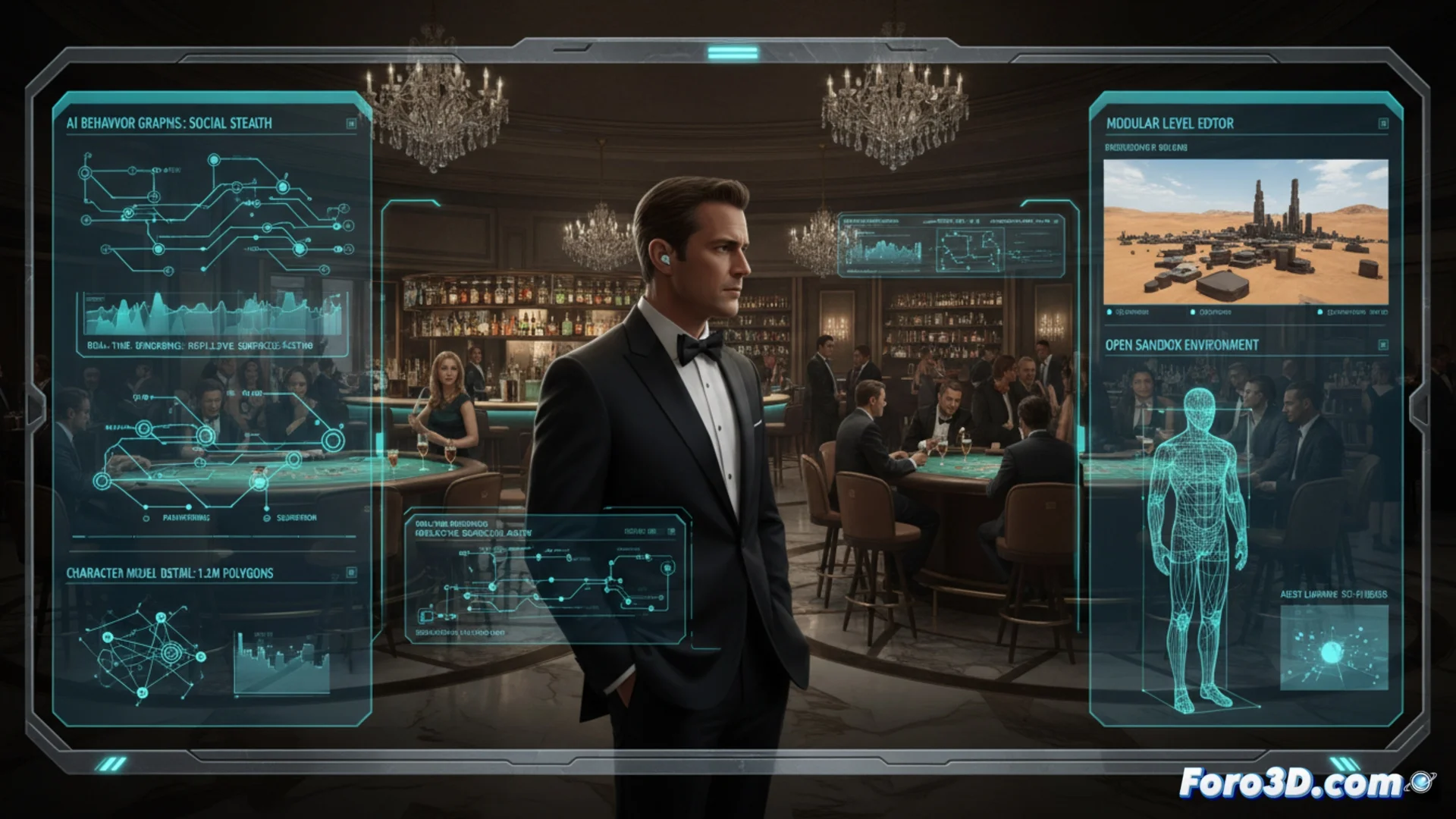 Il motore Glacier dà impulso alle origini di James Bond in Project 007