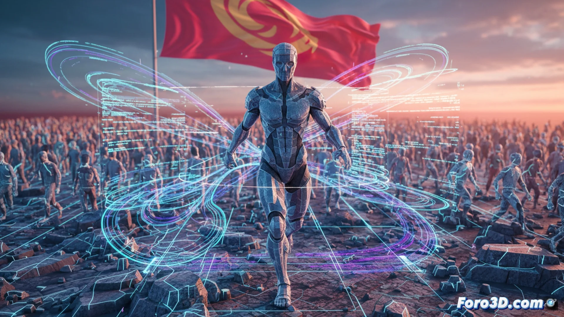 L'animazione procedurale genera movimento con regole e algoritmi