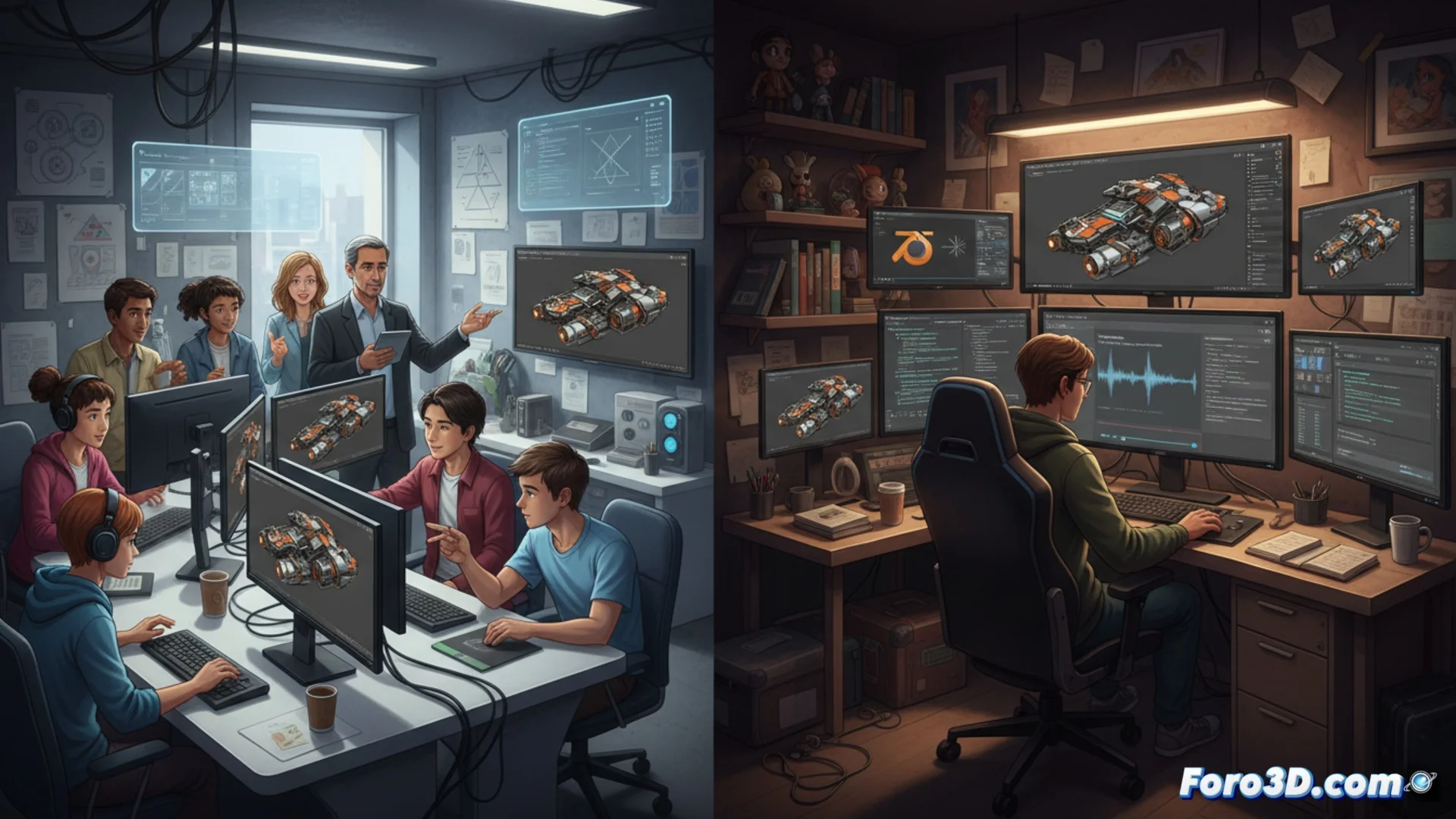 Formazione accademica e apprendimento autonomo nel design 3D