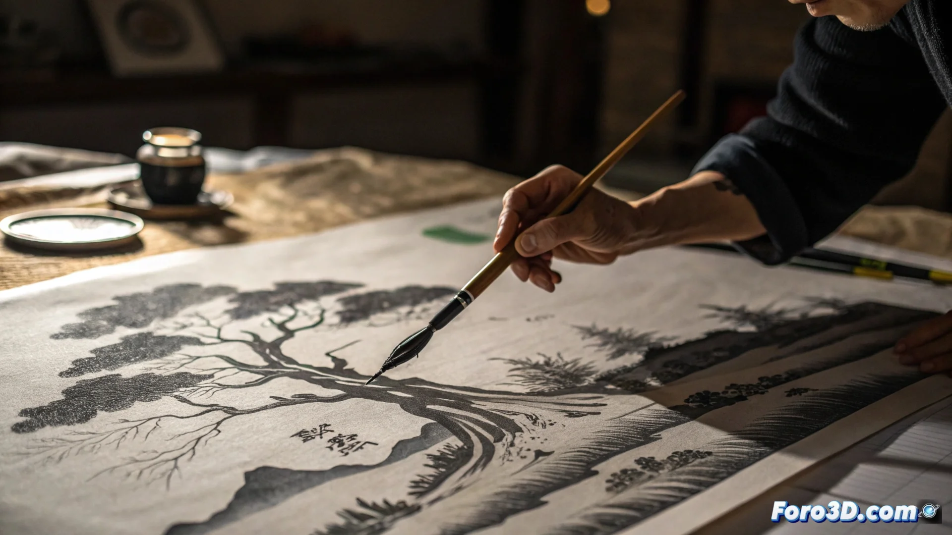 The Force Diagram Technique for Drawing Figures in Action