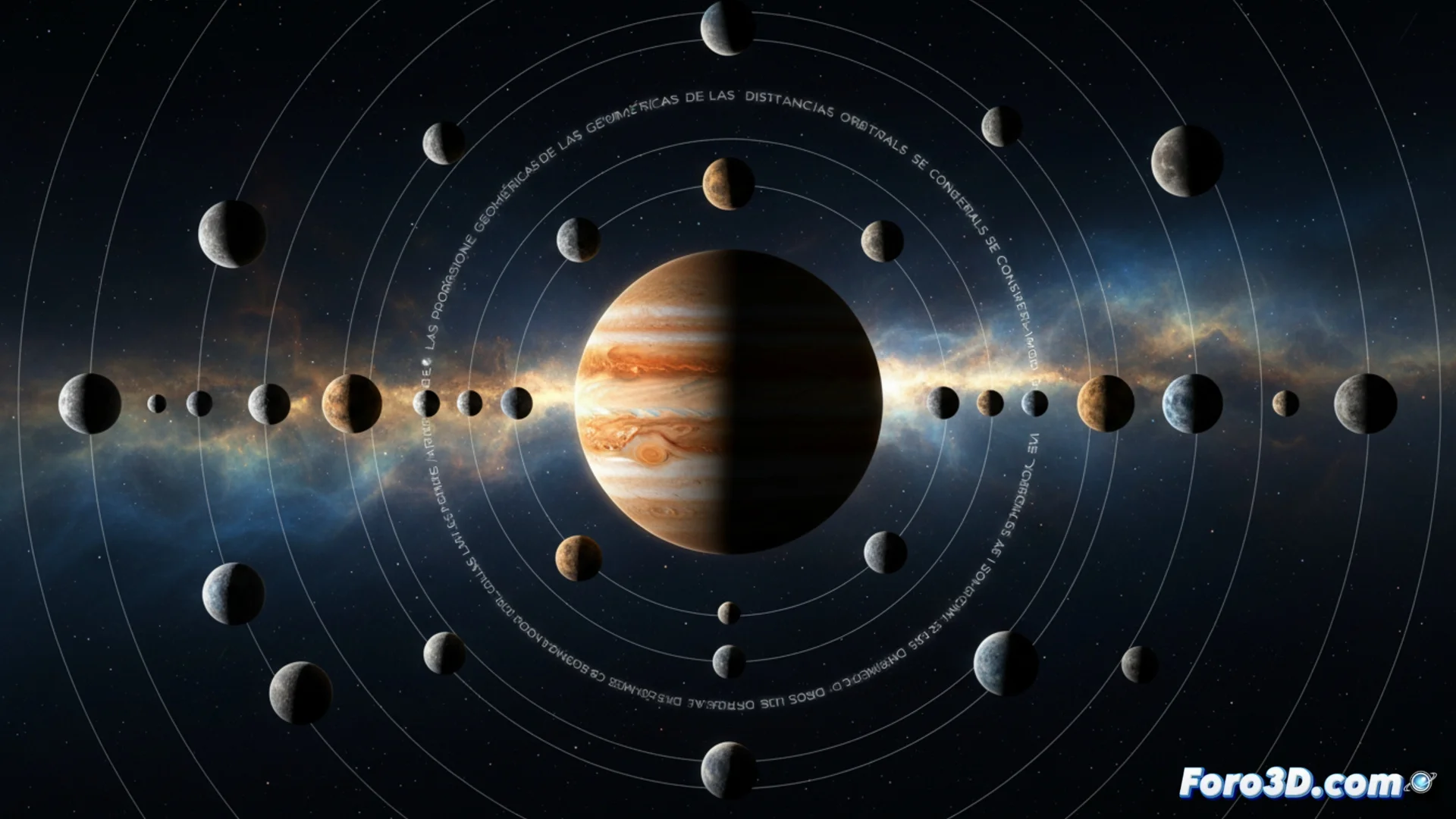 Le progressioni geometriche nelle distanze orbitali si conservano