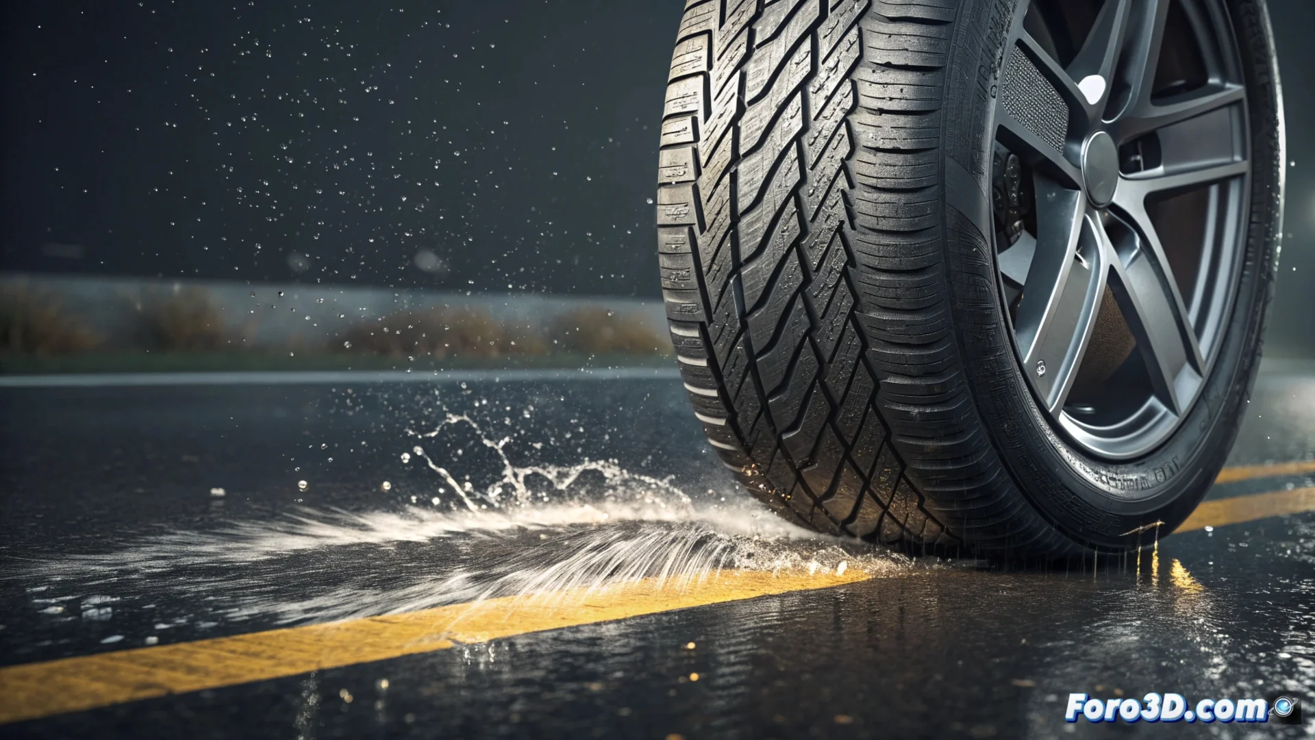 Mounting Wheels Backwards Affects Hydroplaning