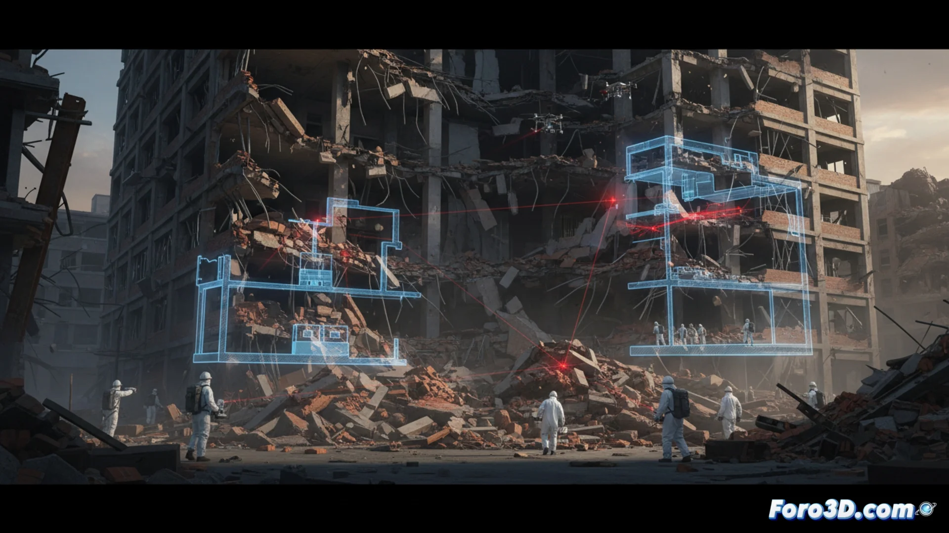 Reconstructing a Gas Explosion Collapse Using 3D Forensic Techniques