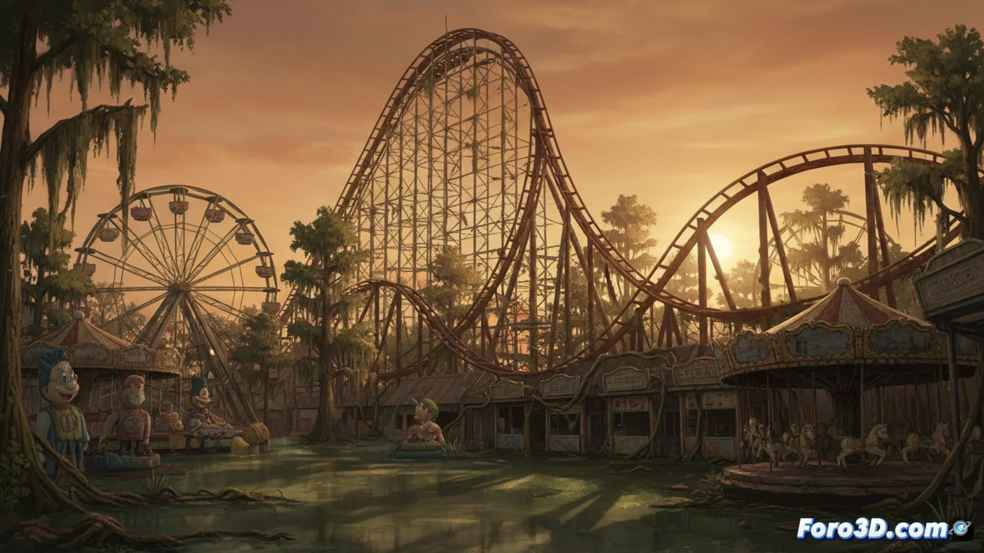 Six Flags New Orleans: A Ghost Park After Hurricane Katrina