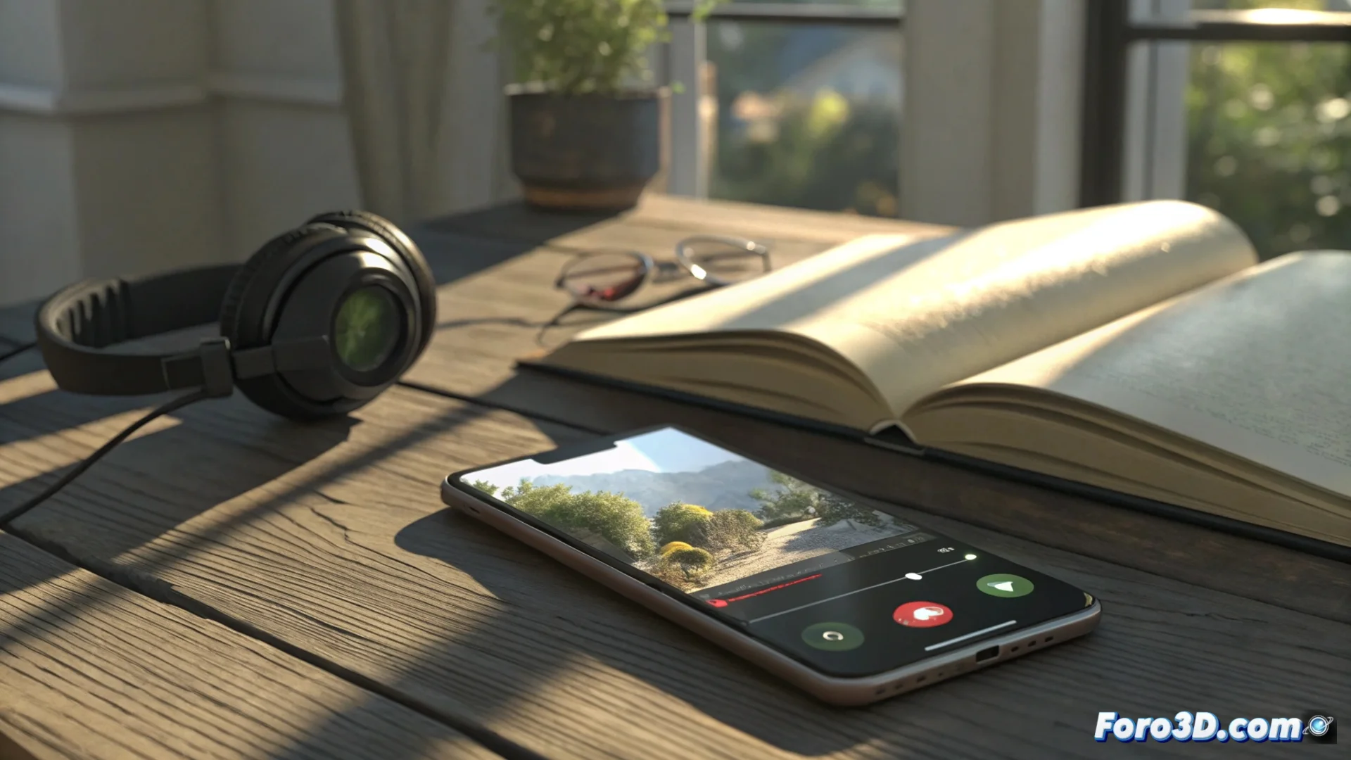 Captura de pantalla o representación gráfica que muestra la interfaz de la aplicación Spotify con un teléfono inteligente escaneando una página de un libro físico, con flechas o superposiciones que indican la sincronización con el audiolibro correspondiente.