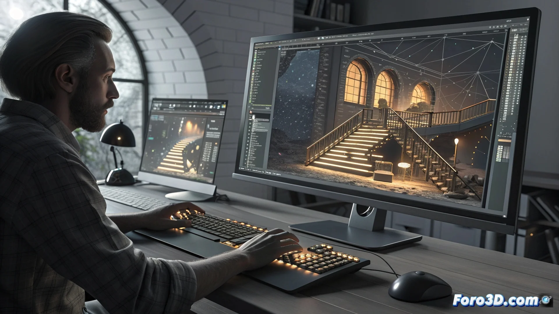 Captura de pantalla del panel de UVPackmaster 4 dentro de Blender, mostrando las opciones de empaquetado y las islas UV organizadas en un layout.