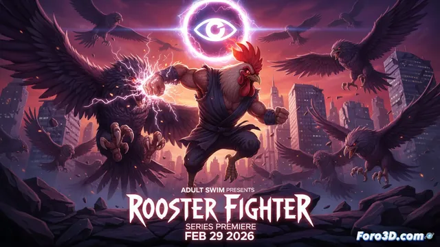 Adult Swim estrena Rooster Fighter en EE.UU. el 29 de febrero de 2026