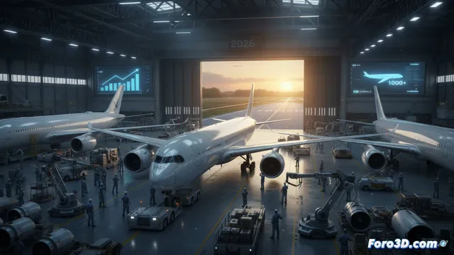 Airbus prevé récord de entregas en 2026 por alta demanda