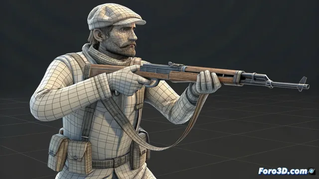 Animar personajes al estilo Counter Strike con Blender