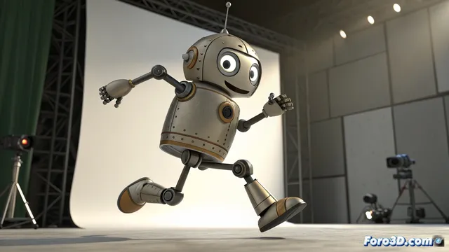 Dar vida a robots cartoon con animación orgánica