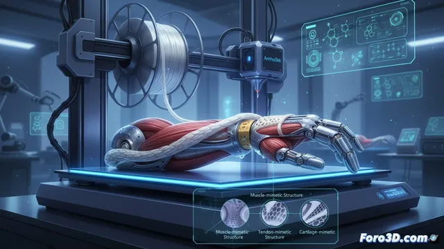 AnthroTek: Impresión 3D que imita tejidos humanos con un solo material