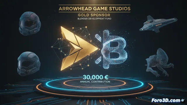Arrowhead se une al Blender Development Fund como patrocinador Gold
