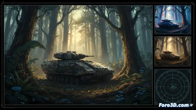 El camuflaje que desafía a la visión térmica y al radar