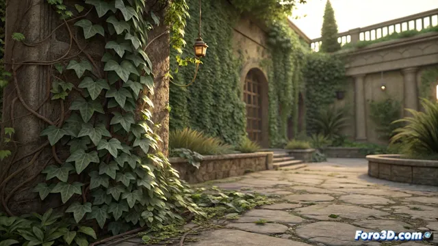Baga Ivy Simulation 3 llega con animación de crecimiento para plantas trepadoras