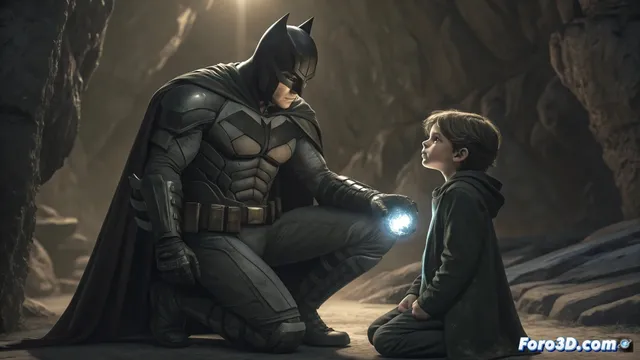 Batman se debate entre su nieto y salvar el universo