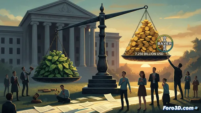 Bayer acuerda pagar 7.250 millones por demandas del Roundup