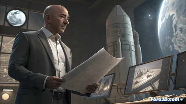 Bezos sugiere que Blue Origin podría superar a SpaceX en la carrera lunar