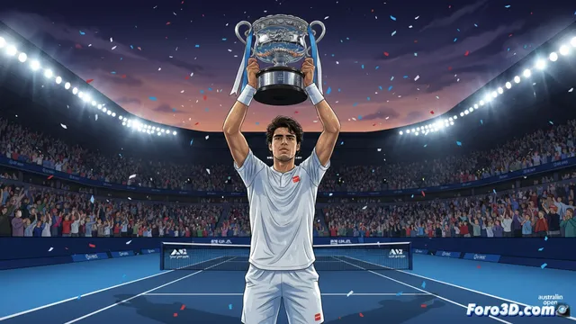 Carlos Alcaraz gana el Abierto de Australia y valora el esfuerzo detrás del triunfo