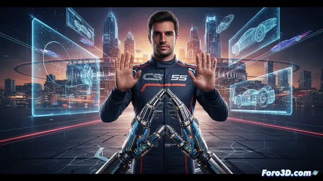 Carlos Sainz pide calma por el GP de Madrid y la tecnología 3D se frota las manos