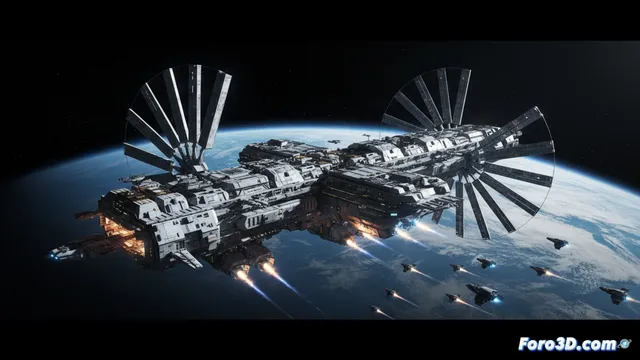 China presenta el concepto Luanniao, una plataforma orbital gigante