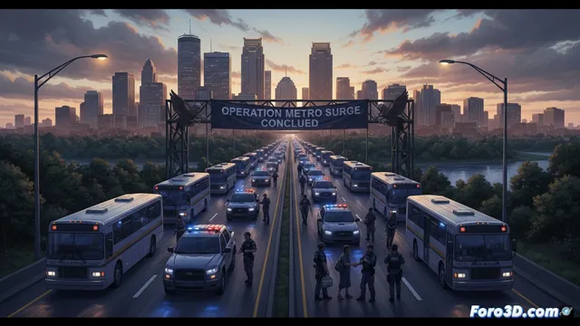 Concluye la operación migratoria Metro Surge en Minneapolis