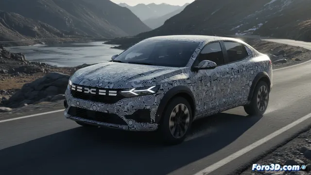 Dacia Spacer, la berlina familiar 4x4 eléctrica, se deja ver camuflada