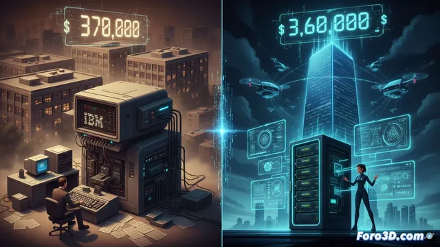 De IBM a NVIDIA: el salto en productividad por empleado