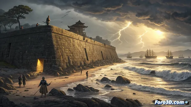 Descubre el muro que frenó a los mongoles en Japón