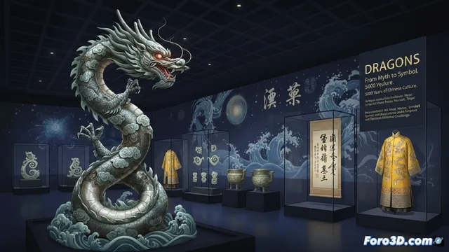 Dragones chinos: 5.000 años de símbolo en el Musée du Quai Branly
