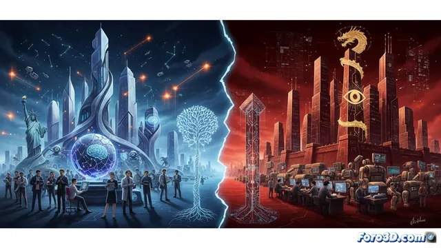 EE.UU. y China: dos caminos divergentes en el desarrollo de la IA