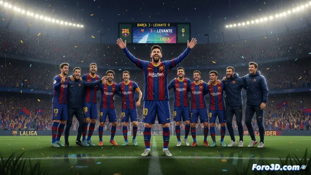 El Barça recupera el liderato tras vencer al Levante