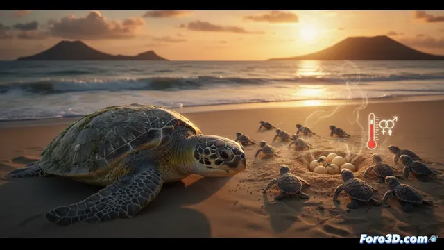 El éxito reproductivo de la tortuga boba oculta una amenaza por el calor