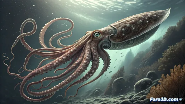 El genoma del calamar colosal revela las claves de su gigantismo