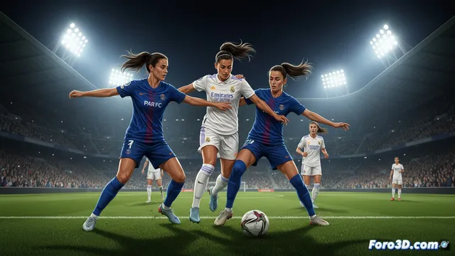 El Real Madrid supera al Paris FC en el partido de ida de la Champions Femenina