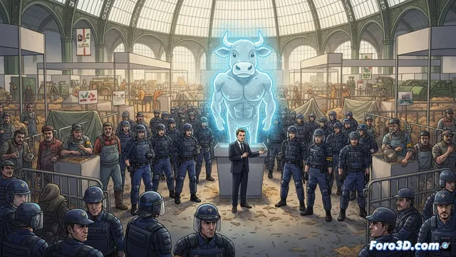 El Salón Agrícola de París abre sin ganado real por un brote cutáneo