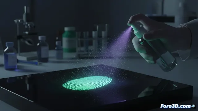 El spray que revela huellas con la luz de las medusas