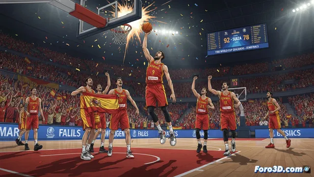 España supera a Suiza y avanza a semifinales de clasificación FIBA