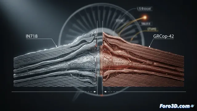 Estudio clave sobre interfaces en fabricación aditiva bimetálica