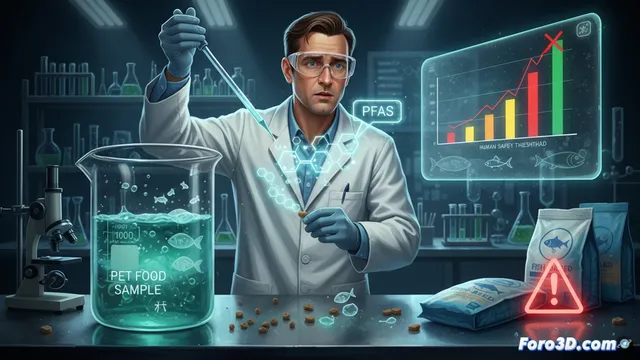 Estudio detecta PFAS en alimentos para mascotas con base de pescado